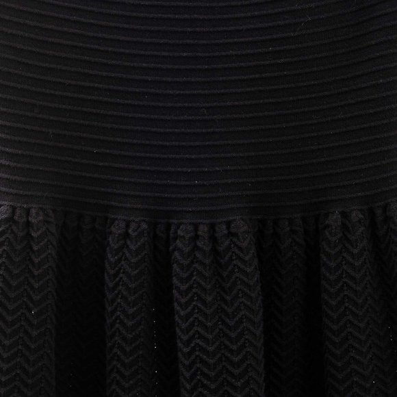 Sandro Raffiki Strapless Knit Flared Mini Dress - Picture 3 of 3